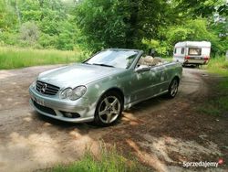 Niebieski Używany 2004 Mercedes CLK500 Kabriolet | 55 000 zł