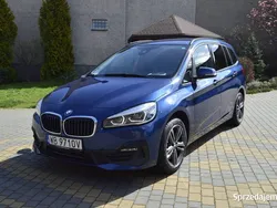 Niebieski Używany 2021 BMW 218 Gran Tourer Sport Line Minivan | 79 900 zł