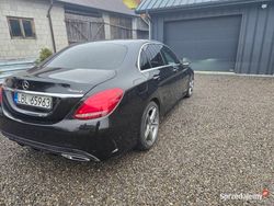Czarny Używany 2015 Mercedes C250 AMG line Sedan/Limuzyna | 87 000 zł