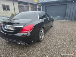 Czarny Używany 2015 Mercedes C250 AMG line Sedan/Limuzyna | 87 000 zł