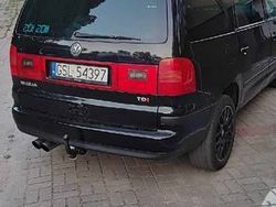 Czarny Używany 2001 VW Sharan Minivan | 12 000 zł
