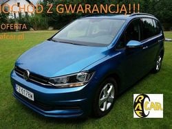 Niebieski Używany 2018 VW Touran Minivan | 59 999 zł