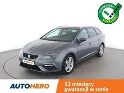 Szary (metalik) Używany 2017 Seat Leon FR Kombi | 64 900 zł (Dość drogi)