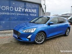 Niebieski Używany 2018 Ford Focus Titanium Hatchback | 49 900 zł (Uczciwa cena)