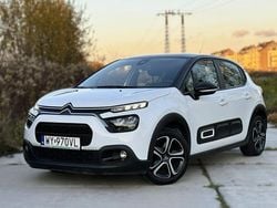 Biały (metalik) Używany 2022 Citroën C3 PureTech Hatchback | 36 900 zł (Dobra cena)
