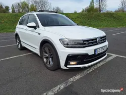 Biały Używany 2020 VW Tiguan R-line SUV | 120 000 zł
