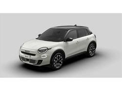 Lakier pastelowy biały gelato z dachem w kolorze czarny cinema Nowe 2025 Fiat 600E La Prima Hatchback | 148 915 zł