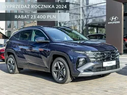 Niebieski ciemny (metalik) Nowe 2024 Hyundai Tucson SUV | 156 600 zł (Dobra cena)