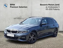 Mineral grey metallic metalizowany Używany 2021 BMW 320 Shadowline Kombi | 154 900 zł (Dość drogi)