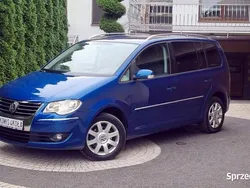 Niebieski (metalik) Używany 2008 VW Touran Minivan | 18 900 zł (Dobra cena)
