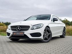 Biały (metalik) Używany 2017 Mercedes C200 Coupe | 99 900 zł (Dobra cena)