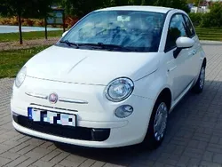 Biały Używany 2010 Fiat 500 Hatchback | 17 900 zł (Uczciwa cena)