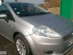Srebrny (metalik) Używany 2008 Fiat Grande Punto Hatchback | 11 700 zł