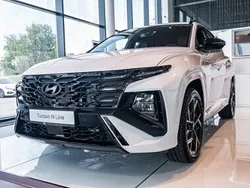 Biały Nowe 2025 Hyundai Tucson N Line SUV | 158 500 zł (Uczciwa cena)