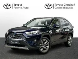 Niebieski ciemny (metalik) Używany 2021 Toyota RAV4 Hybrid Skyview Edition SUV | 169 900 zł (Dobra cena)