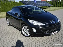 Czarny Używany 2009 Peugeot 308 Kabriolet | 18 900 zł