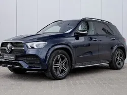 Niebieski Używany 2021 Mercedes GLE350 AMG line SUV | 321 900 zł