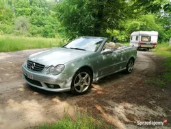 Niebieski Używany 2004 Mercedes CLK500 Kabriolet | 59 900 zł