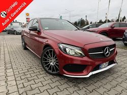 Bordowy (metalik) Używany 2016 Mercedes C300 AMG Sedan/Limuzyna | 89 900 zł