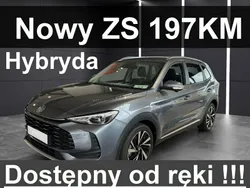 Szary (metalik) Nowe 2024 MG ZS Exclusive Sedan/Limuzyna | 118 950 zł (Uczciwa cena)