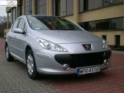 Srebrny Używany 2007 Peugeot 307 Hatchback | 18 900 zł