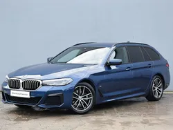 Niebieski phytonic metalizowany Używany 2023 BMW 520 Shadowline Kombi | 209 900 zł