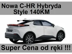 Biały Nowe 2024 Toyota C-HR Style SUV | 139 900 zł (Uczciwa cena)