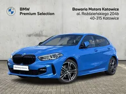 Niebieski misano m metalizowany Używany 2023 BMW 118 Shadowline Hatchback | 129 900 zł (Uczciwa cena)