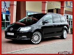 Czarny Używany 2011 VW Sharan Highline Minivan | 45 900 zł (Drogi)