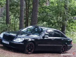 Czarny Używany 2003 Mercedes S320 Sedan/Limuzyna | 24 900 zł