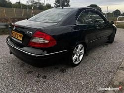 Czarny Używany 2008 Mercedes CLK220 Coupe | 8700 zł