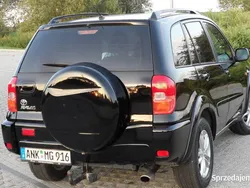 Czarny Używany 2003 Toyota RAV4 SUV | 25 000 zł (Uczciwa cena)