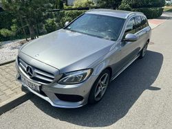 Szary Używany 2016 Mercedes C160 AMG line Coupe | 63 900 zł
