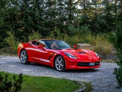 Czerwony (metalik) Używany 2014 Chevrolet Corvette Kabriolet | 184 777 zł