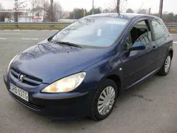 Niebieski ciemny (metalik) Używany 2002 Peugeot 307 Hatchback | 2800 zł