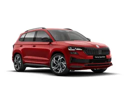 Czerwień velvet metalizowany Nowe 2025 Skoda Karoq SportLine SUV | 169 200 zł (Uczciwa cena)
