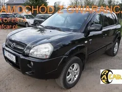 Czarny Używany 2008 Hyundai Tucson SUV | 17 999 zł (Super Cena)