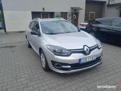 Srebrny Używany 2016 Renault Mégane GrandTour LIMITED Kombi | 27 900 zł (Uczciwa cena)
