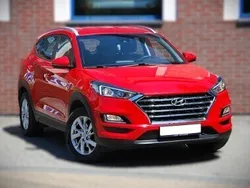 Czerwony Używany 2018 Hyundai Tucson Comfort SUV | 74 900 zł (Uczciwa cena)