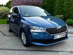 Niebieski Używany 2021 Skoda Fabia Kombi | 38 900 zł (Uczciwa cena)