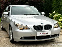 Srebrny (metalik) Używany 2004 BMW 520 Sedan/Limuzyna | 18 900 zł (Uczciwa cena)