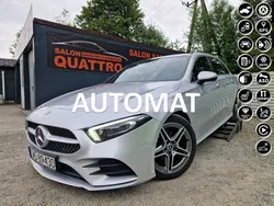 Srebrny (metalik) Używany 2018 Mercedes A180 AMG Hatchback | 92 900 zł (Uczciwa cena)
