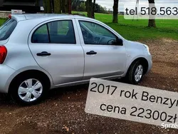 Srebrny Używany 2017 Nissan Micra Hatchback | 20 300 zł (Dobra cena)