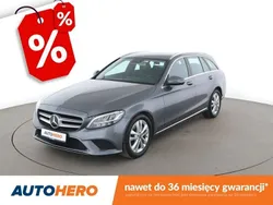 Szary (metalik) Używany 2018 Mercedes C220 Kombi | 77 900 zł (Uczciwa cena)