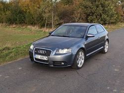 Szary Używany 2007 Audi A3 S-Line Hatchback | 19 000 zł (Dość drogi)