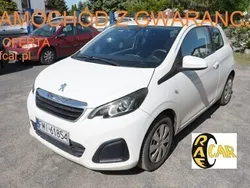 Biały Używany 2015 Peugeot 108 Hatchback | 17 999 zł