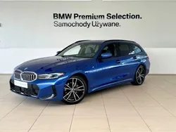 Portimao blue metallic metalizowany Używany 2023 BMW 320 Shadowline Kombi | 200 000 zł