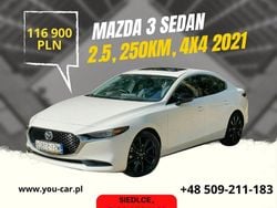 Biały Używany 2021 Mazda 3 Inclusive Sedan/Limuzyna | 116 900 zł