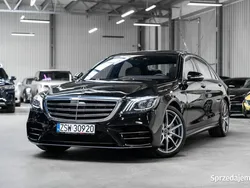 Czarny Używany 2018 Mercedes S400 AMG Sedan/Limuzyna | 325 001 zł