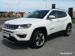 Biały Używany 2018 Jeep Compass Limited SUV | 69 900 zł (Dobra cena)